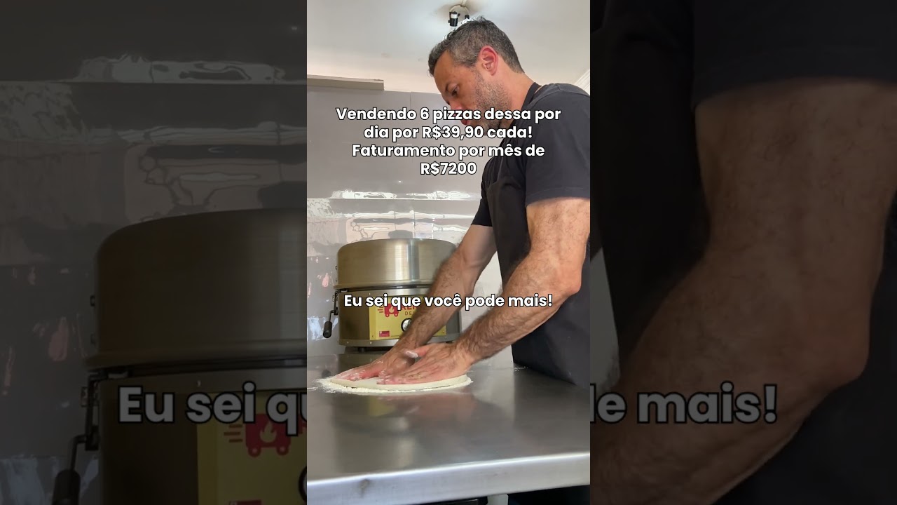 APENAS VENDENDO 6 PIZZAS POR DIA EM CASA!