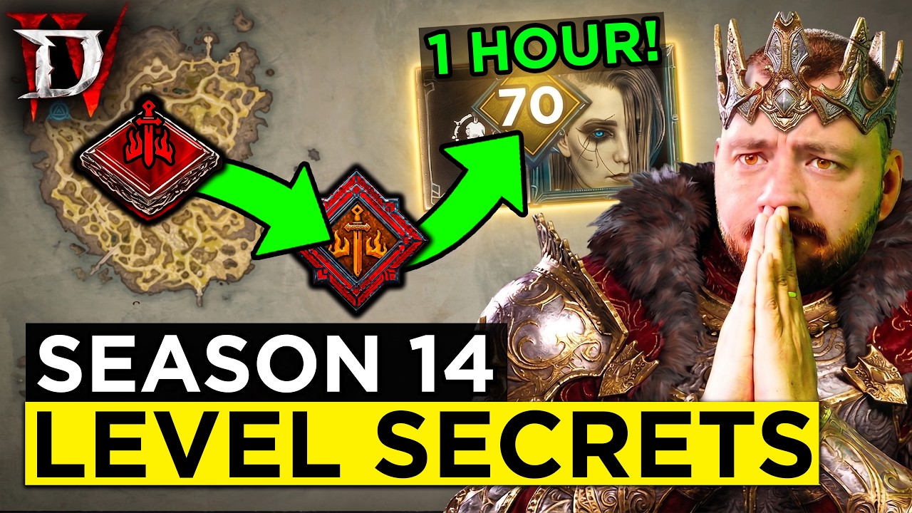 Two Broken Methods to LeveL from 1-70 in 1 Hour - Diablo 4 Season 14!