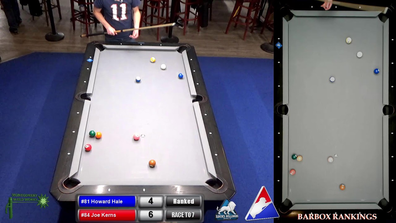 RANK MATCH 81 Howard Hale vs 84 Joe Kerns race to 7