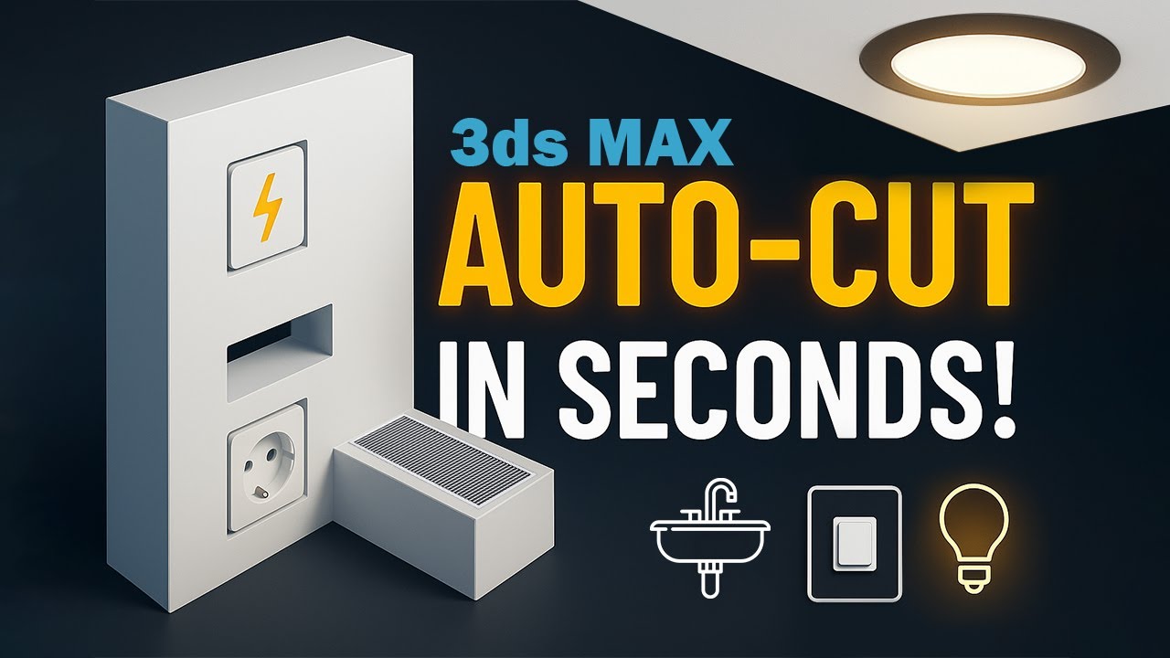 3ds Max Auto-Cut Trick | Corona Slicer | Step by step Tutorial