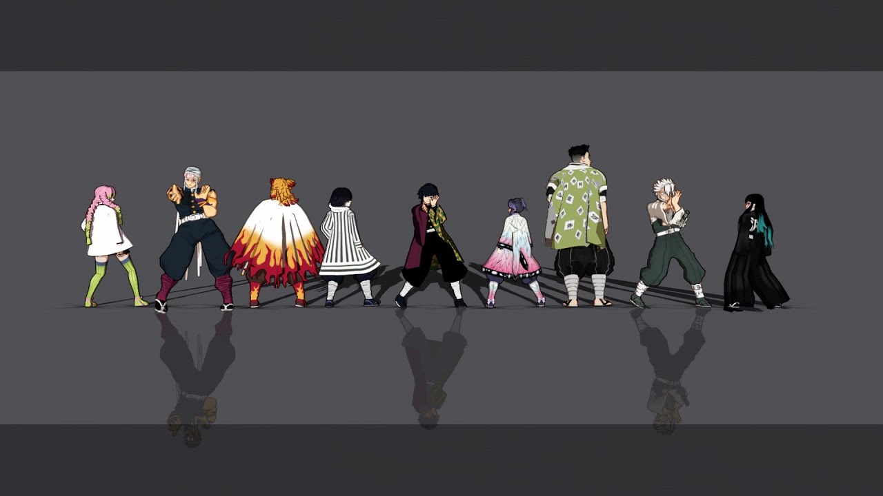 【鬼滅のMMD】 『SCREAM』 by柱