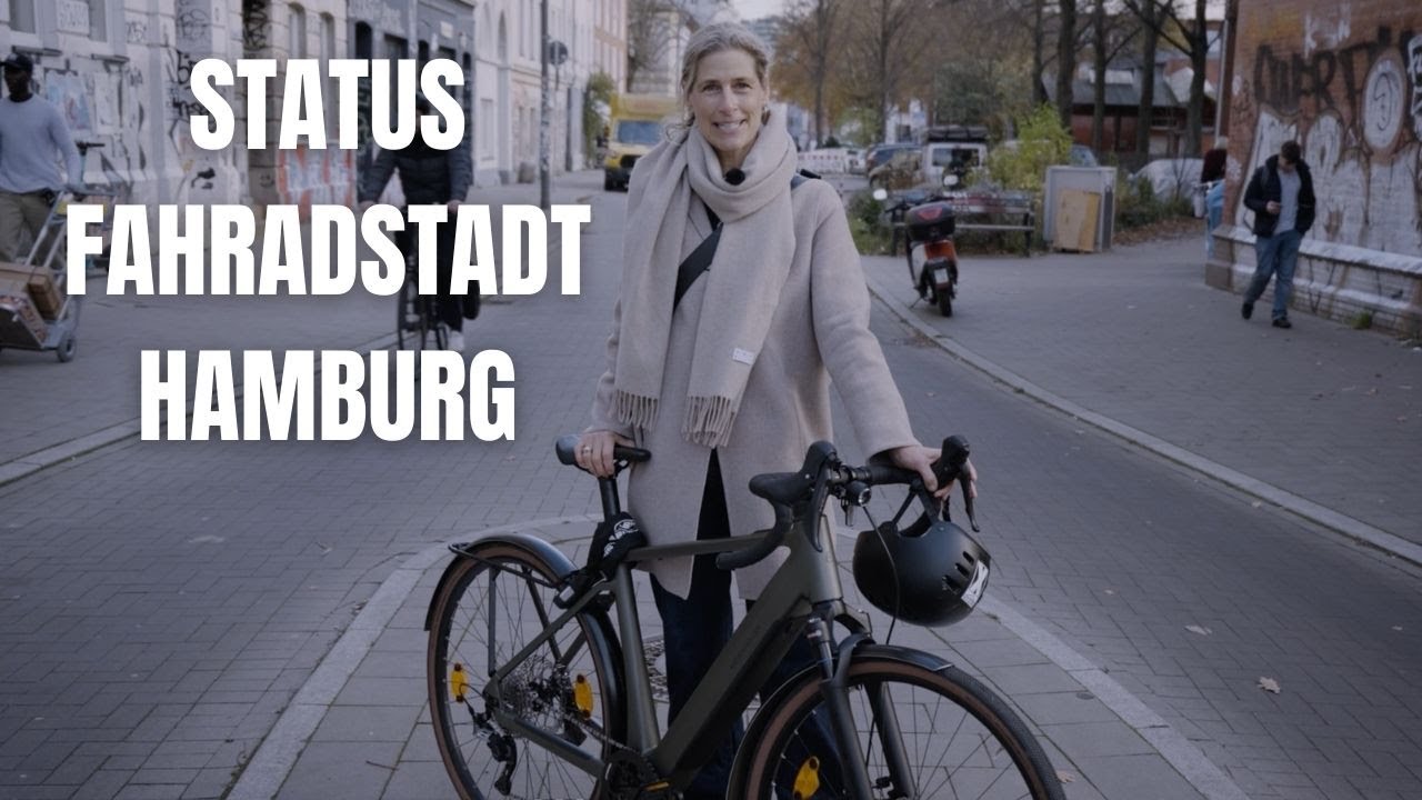 Велосипедная инфраструктура в Гамбурге: обзор состояния проекта UBN Five от Ризе и Мюллера.