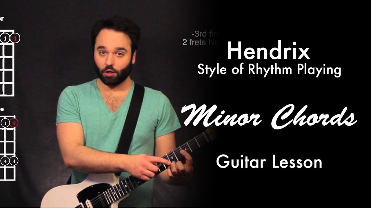 Hendrix Style of Rhythm Playing | Minor Chords