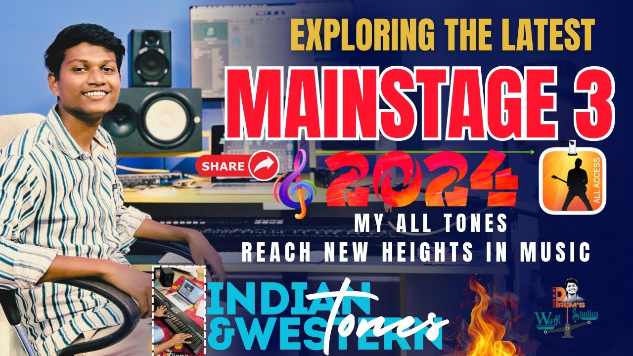 #All Mainstage3 Tones|Indian & Western|Prem Keys #2024 #toptones #installtionsavailable #vsttones