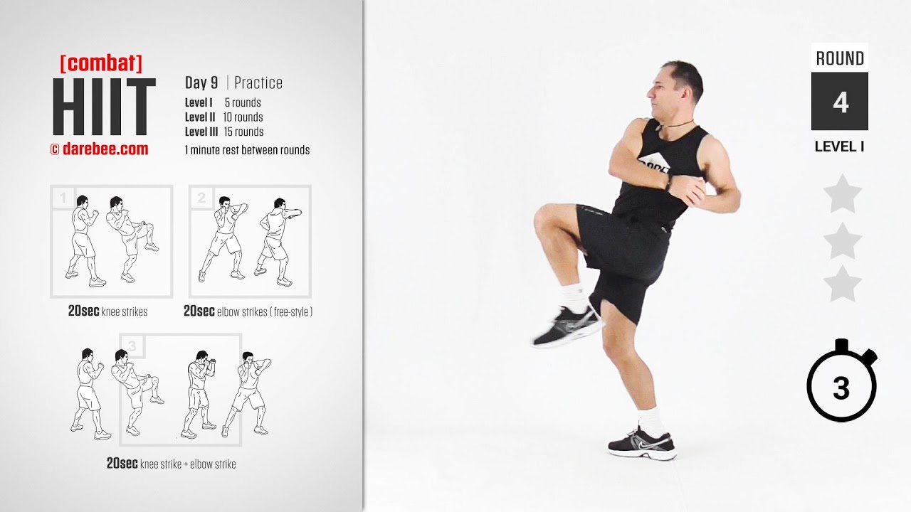 Combat HIIT by DAREBEE - Day 9