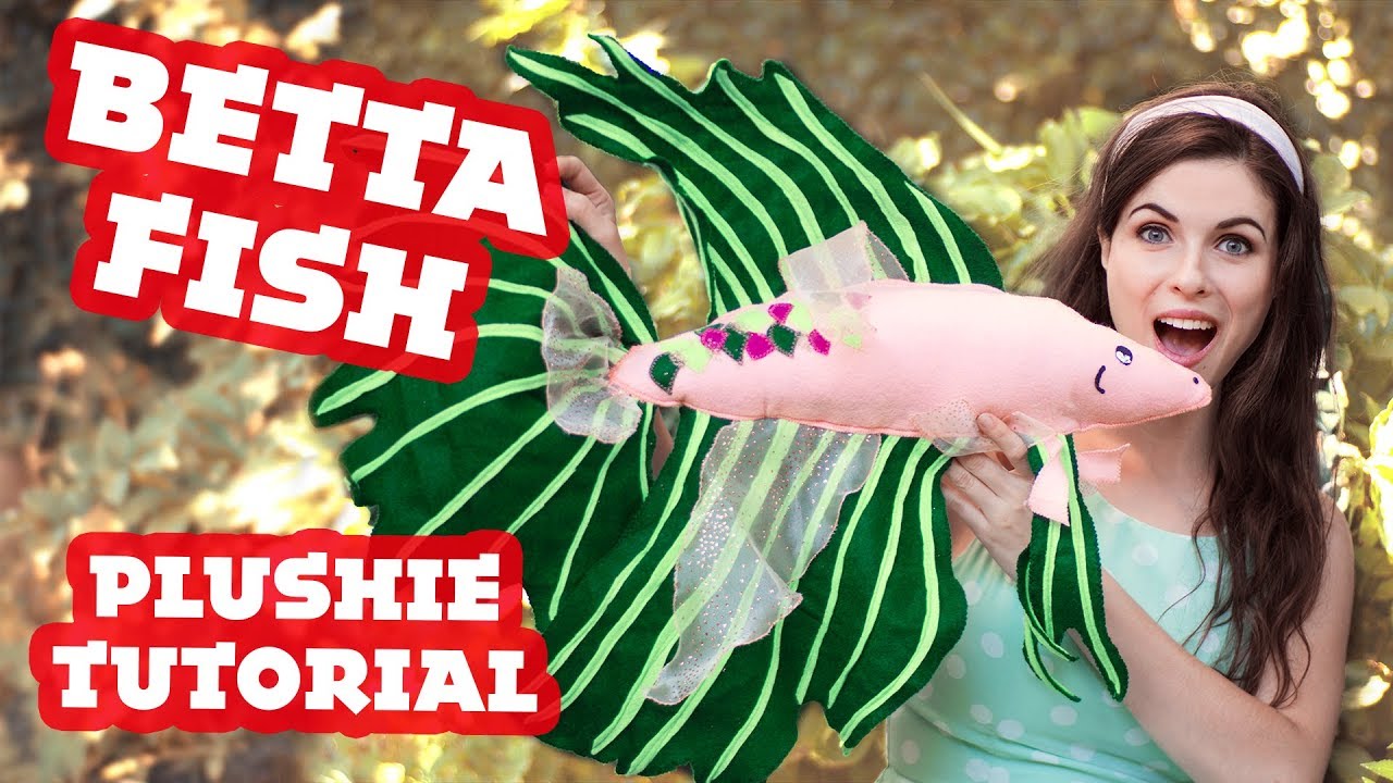 DIY Betta Fish Plushie! | A Damsels in DIY Tutorial