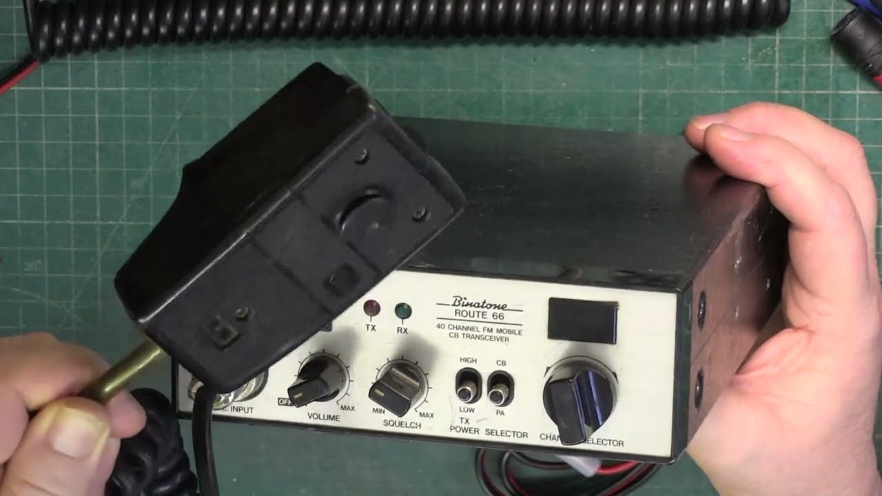 Binatone Route 66 mkII CB27/81 UK FM CB radio - Extensive repair pt1 of 2
