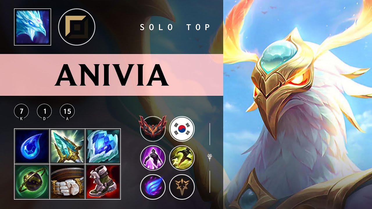 Anivia Top vs Riven - KR Grandmaster Patch 25.24