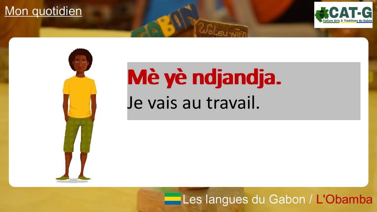 Parler l'Obamba (langue du Gabon) : Phrases simples