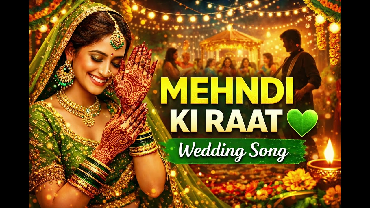 Mehndi Song 2026 💚 | Wedding Mehndi Dance Song | Mehndi Ki Raat #mehndi #song 