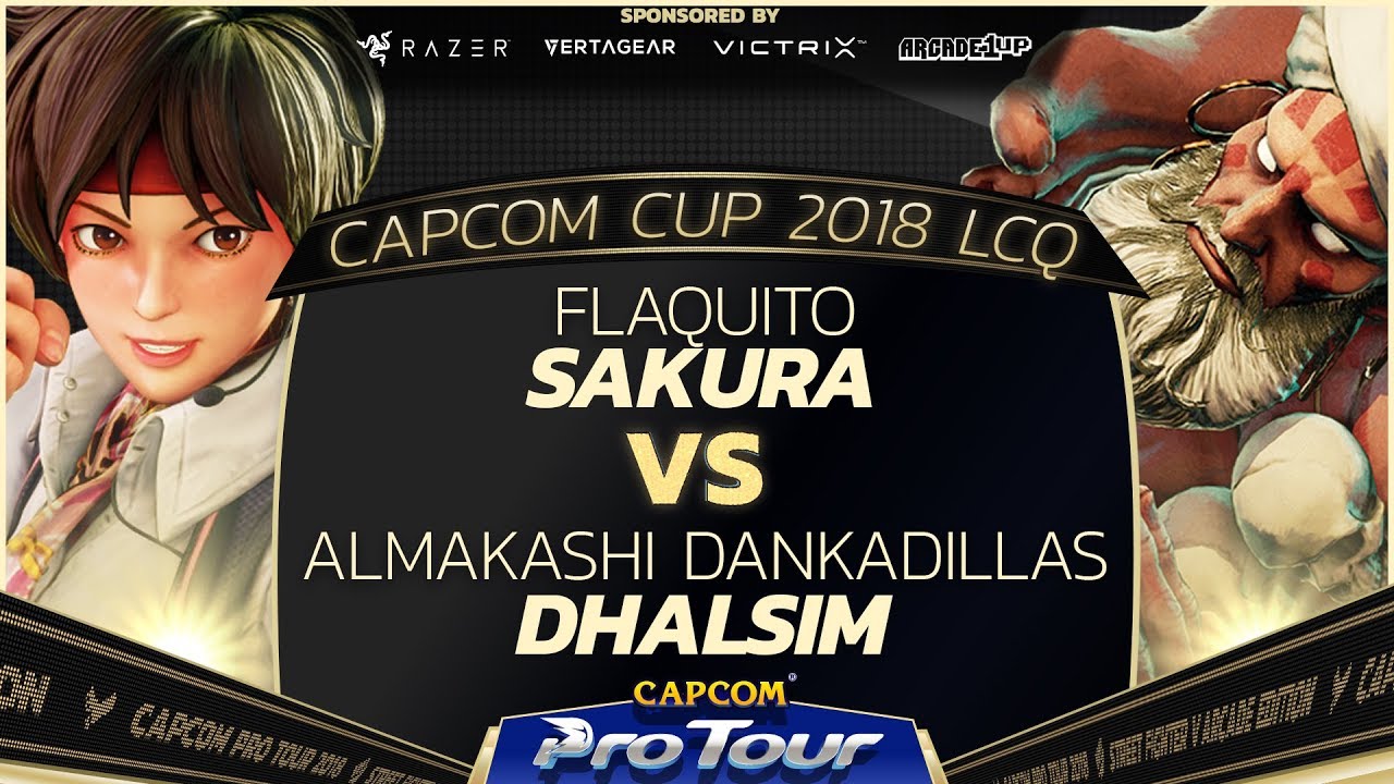 Flaquito (Sakura) vs Dankadillas (Dhalsim) - Capcom Cup 2018 LCQ Top 8 - CPT2018