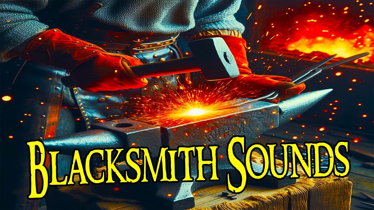 Medieval Blacksmith Sounds | Relaxing Sounds