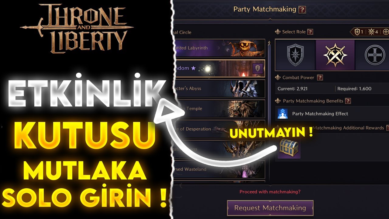 Throne And Liberty - Önemli Etkinlik Kutusu !