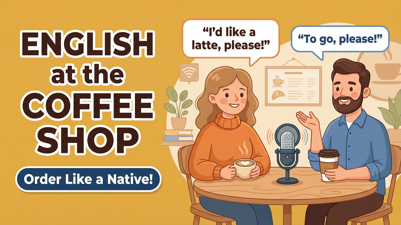 English in Daily Life ☕ | Learn Real English at the Coffee Shop | Order Like a Native!