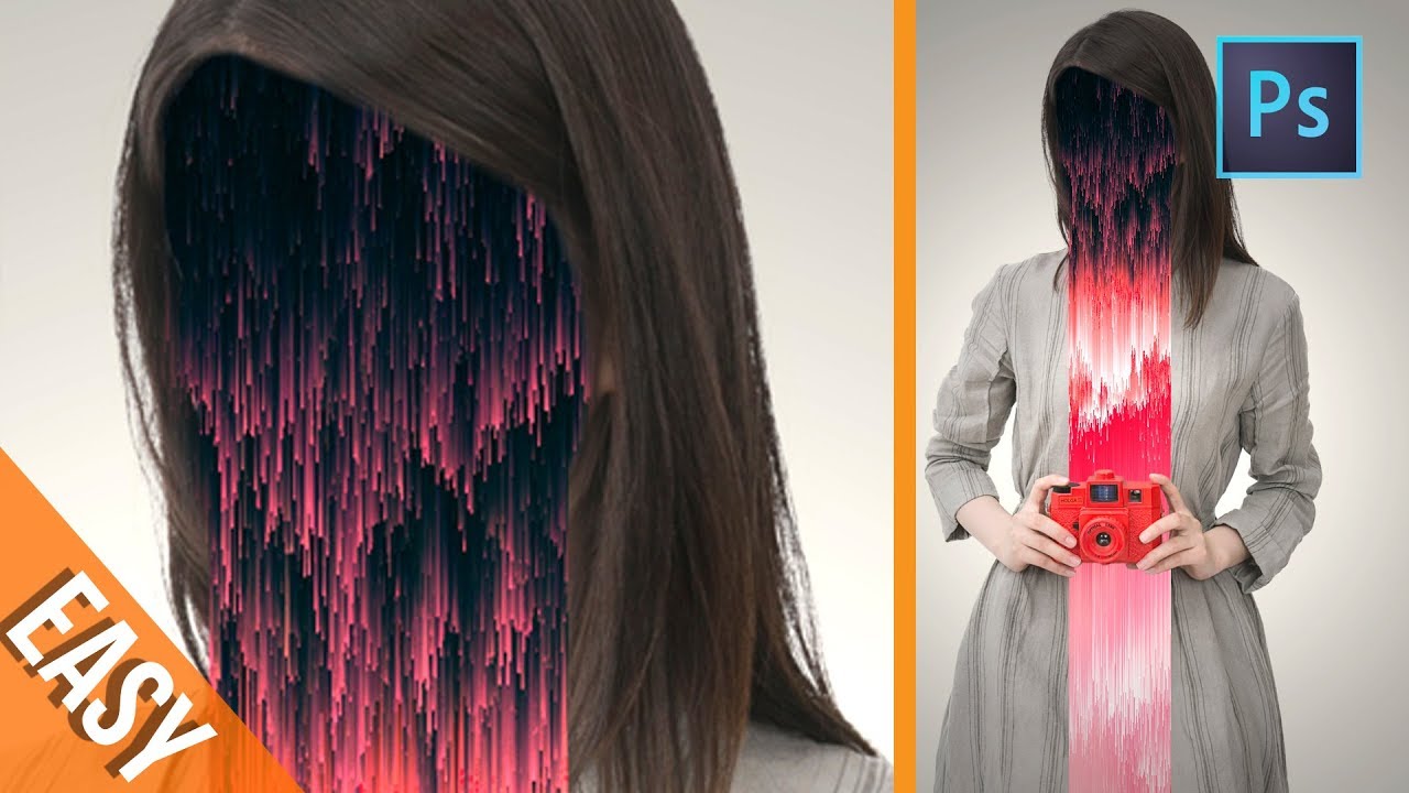 [ Photoshop tutorial ] PIXEL SORTING EFFECT