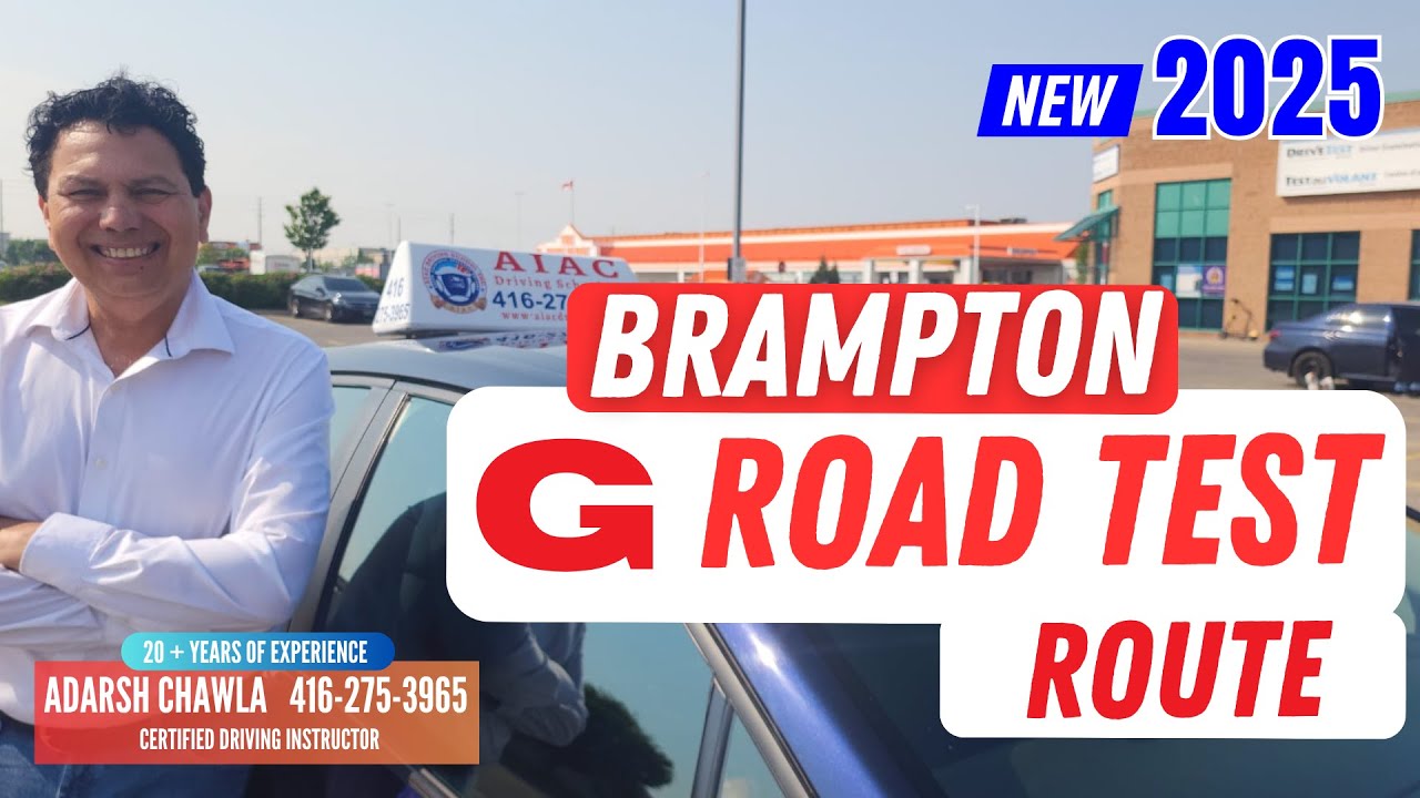 Brampton G Road Test Route - 2025 latest - New Modified G Route - Full Route with Expert Tips