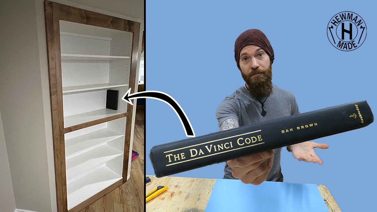Secret Book and Install || Secret Hidden Bookcase Part 4