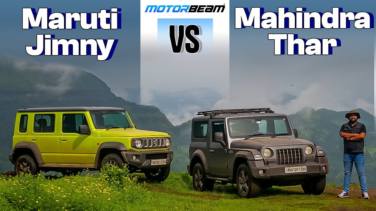 Maruti Suzuki Jimny vs Mahindra Thar - Get Ready To Fight | MotorBeam