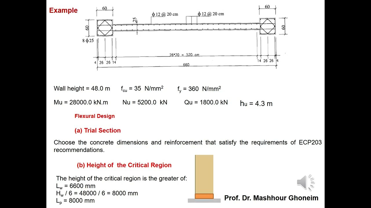 تصميم حوائط القص 2 Design of Shear Wall