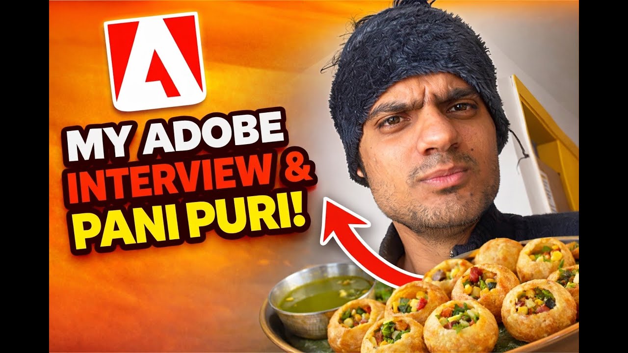 My Adobe tech interview and pani puri | First day in Lucknow
