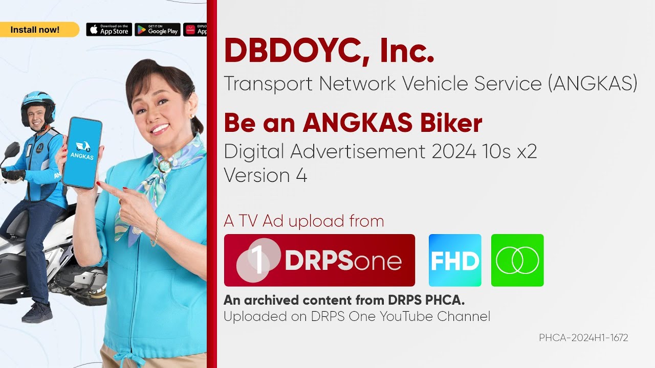 Be an ANGKAS Biker Digital Ad 2024 10s x2 (Philippines, Version 4) [HD/ST]