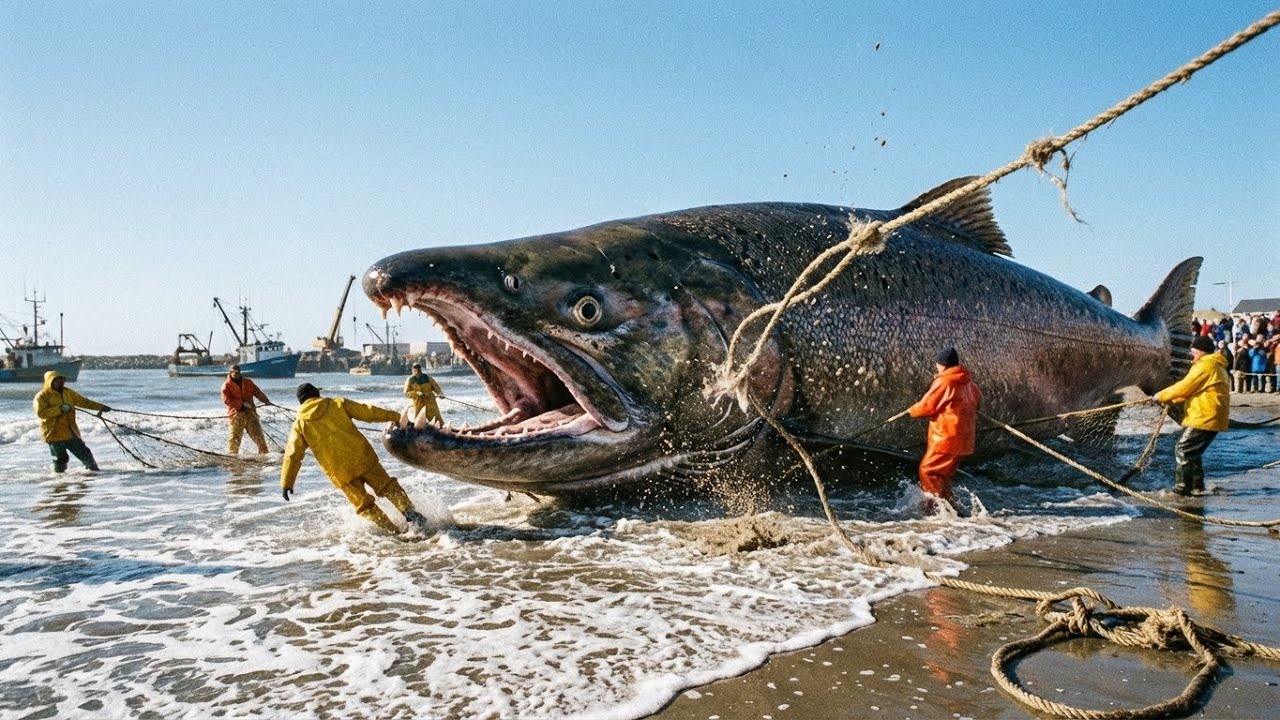 THIS SHOULD HAVE BEEN IMPOSSIBLE: Giant Salmon Drags the Boat