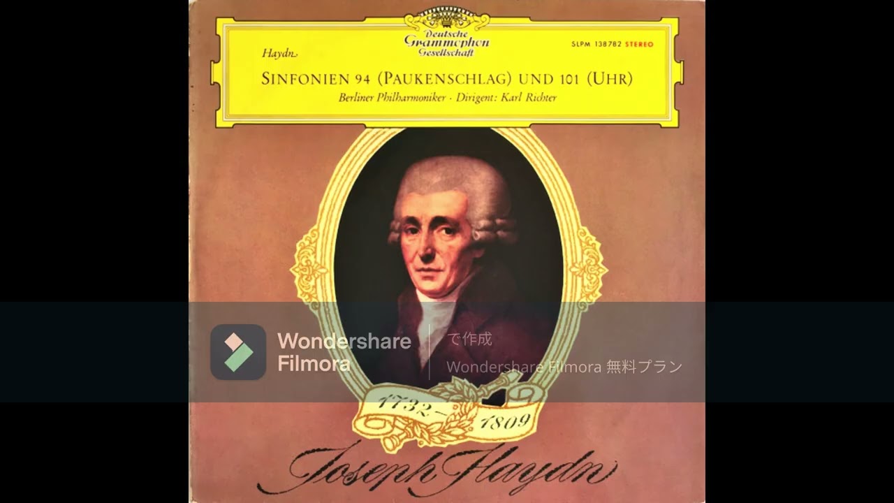 [High quality🌟] Joseph Haydn - Symphony No. 101 “The Clock”/ Karl Richter &  Berliner Philharmoniker