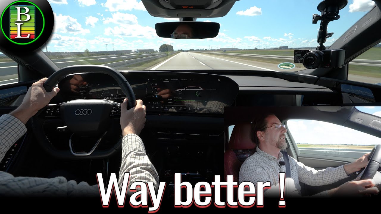 Audi S6 e-tron Avant Top Speed & Autobahn Test ⚡ 550 HP Electric Wagon Review