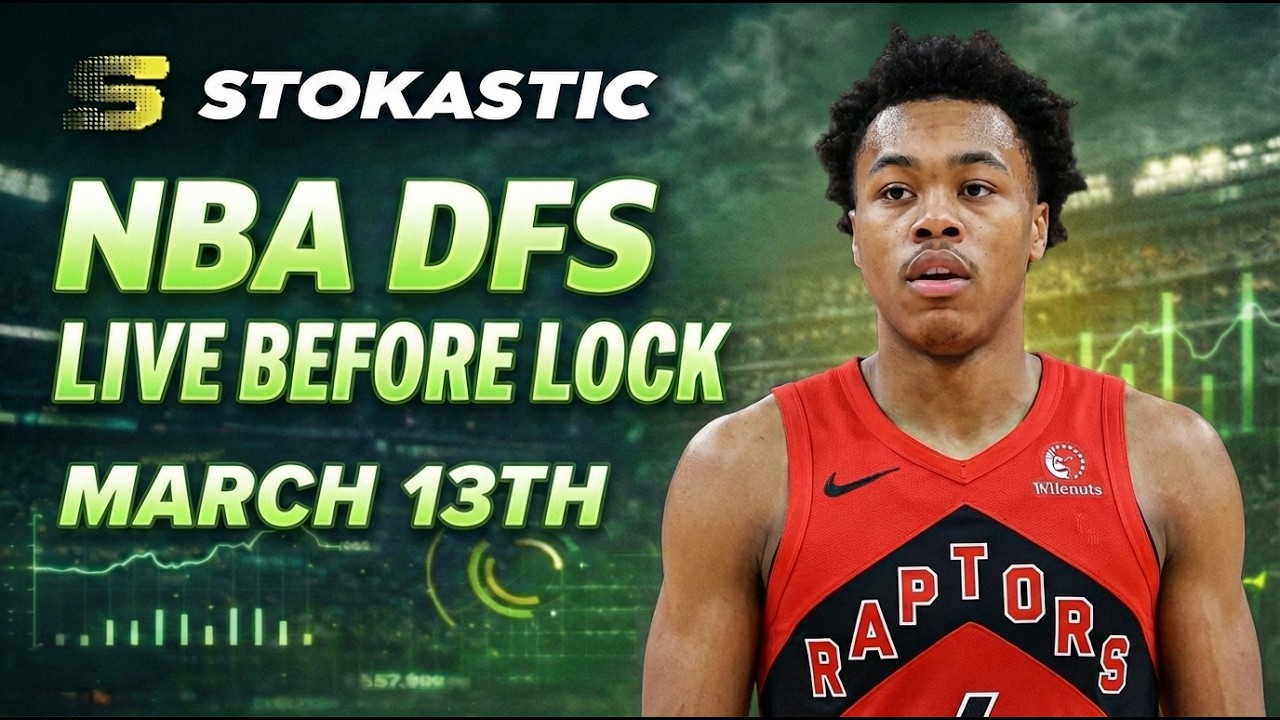 NBA DFS Live Before Lock (Friday 3/13/26) | DraftKings & FanDuel NBA Lineups