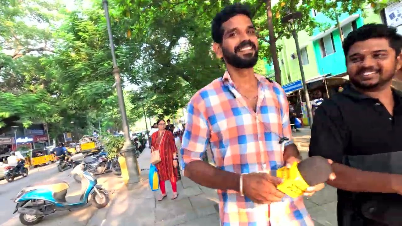 Pondy Bazaar  T Nagar Chennai Evening Walk on Street | 4k | Part 1