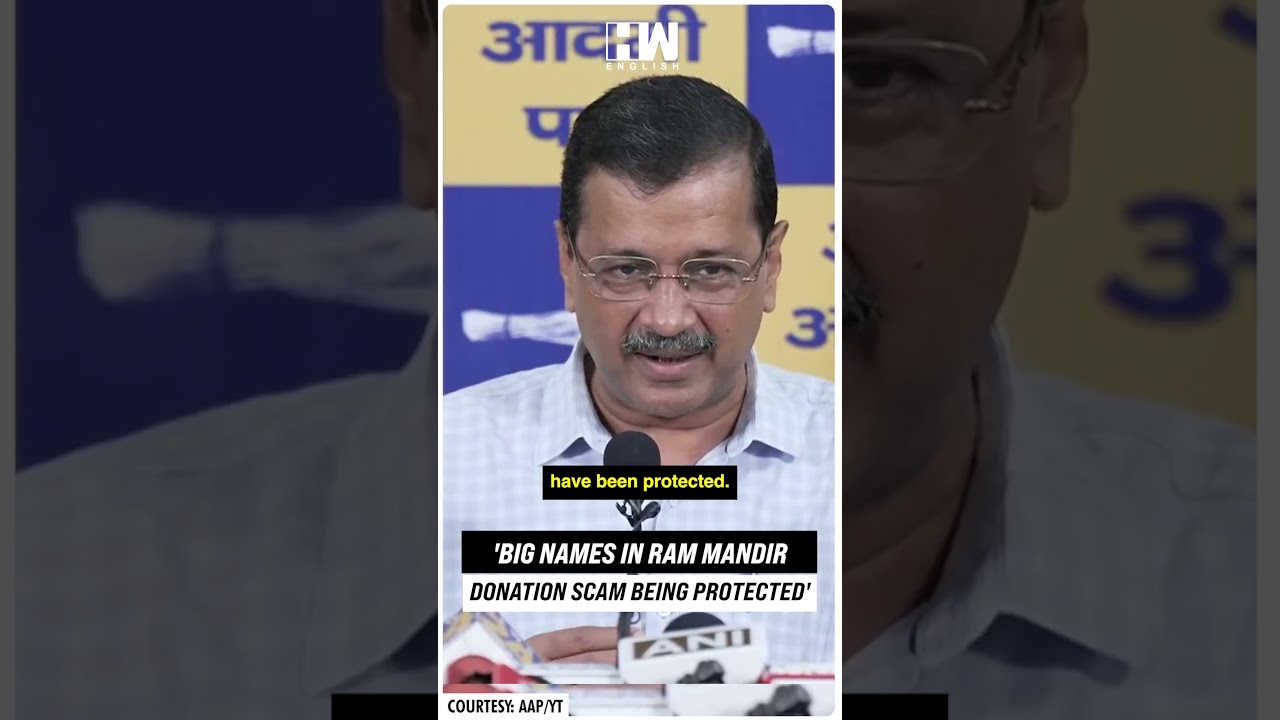 AAP's Arvind Kejriwal Targets Modi Govt Over Ram Temple Donation Scam