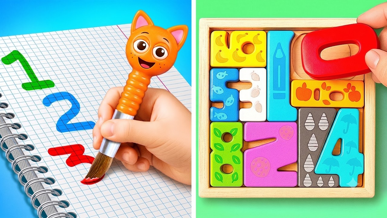 Learn Counting 1-10 for Kids! 📚🌟 Join Us to Draw and Color The Numbers! 🎉