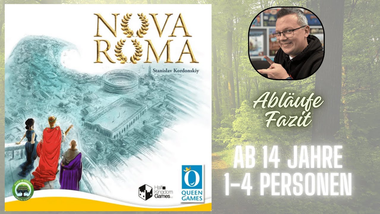 Nova Roma (Queen Games) - sehr zugängliches variables Kennerspiel