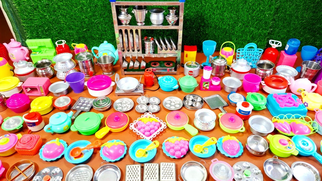 6 Minutes Satisfying with Unboxing Hello Kitty Kitchen Set | Sanrio Princess Mini Toys ASMR Cooking