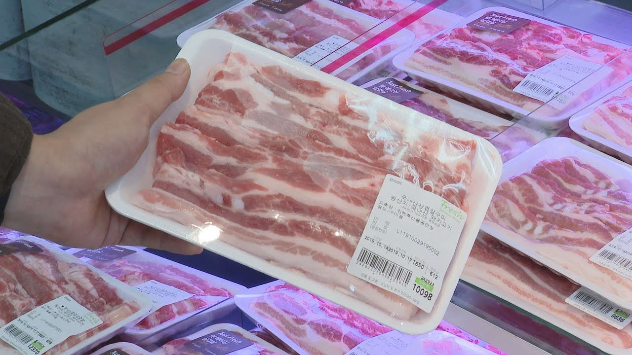 돼지고깃값 '뚝'&hellip;