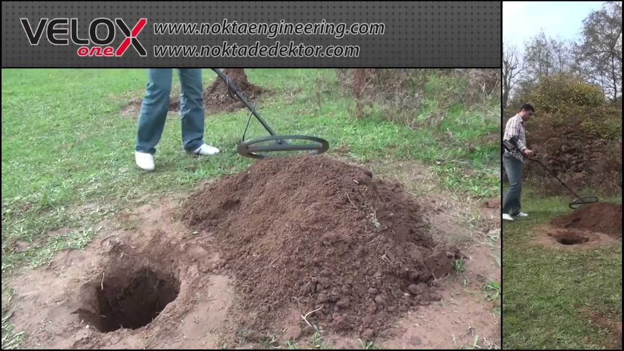 Velox Detector; Depth Test (10cm (4") Plate ) - Velox Dedektör; Derinlik Testi (10cm Plaka)