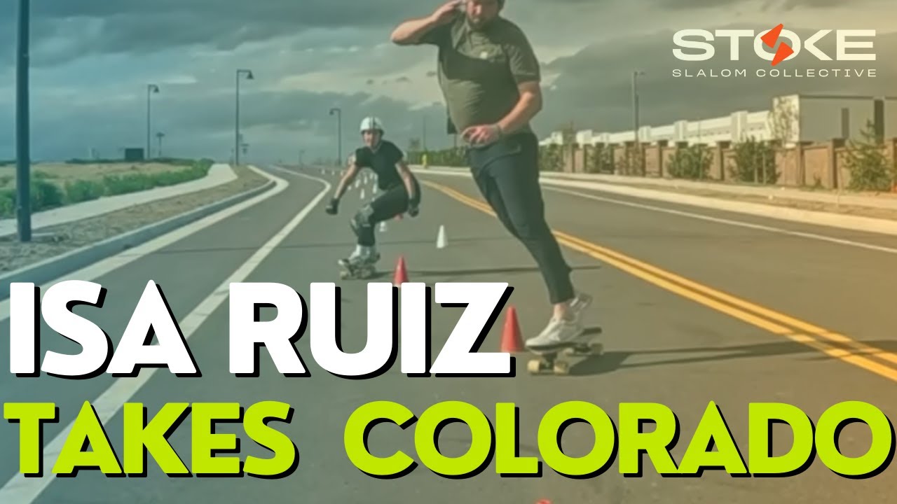 Skateboarder ISA RUIZ practices for World Skate with WHO?!