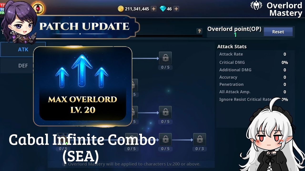 Cabal Infinite Combo SEA – Overlord Patch Highlights & Tips