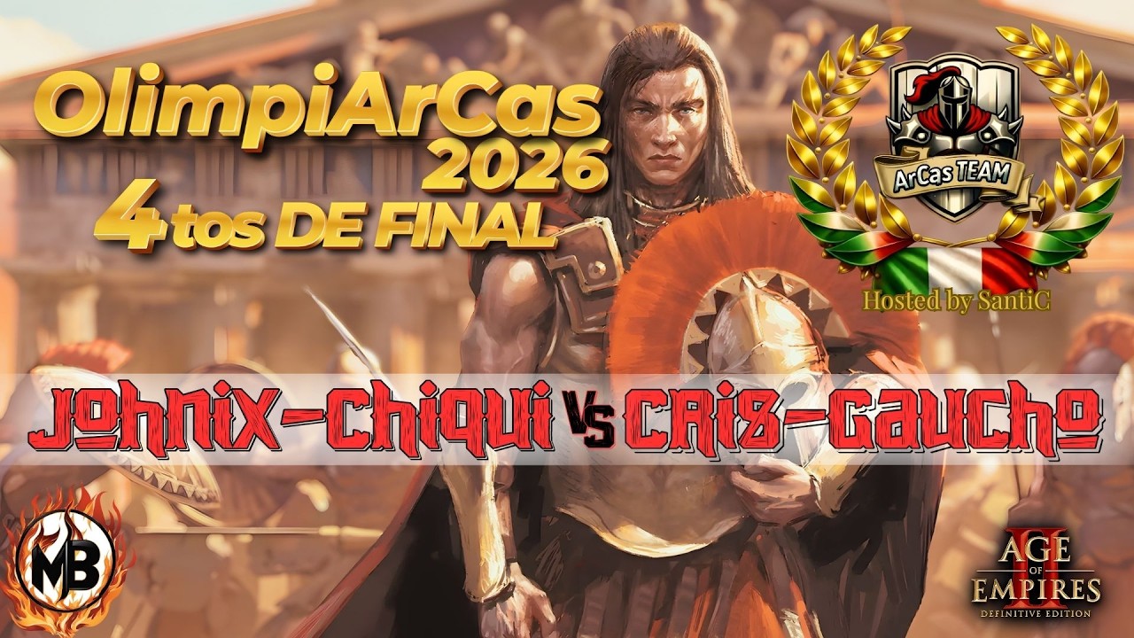 🏆OlimpiArCas🏆 🔶4tos de Final💥Cris-Gaucho vs Johnix-Chiqui🔶