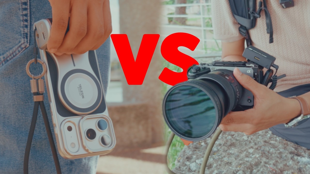 iPhone 17 PRO vs C&aacute;mara de CINE (Sony FX3) &iquest;Cu&aacute;l es mejor?
