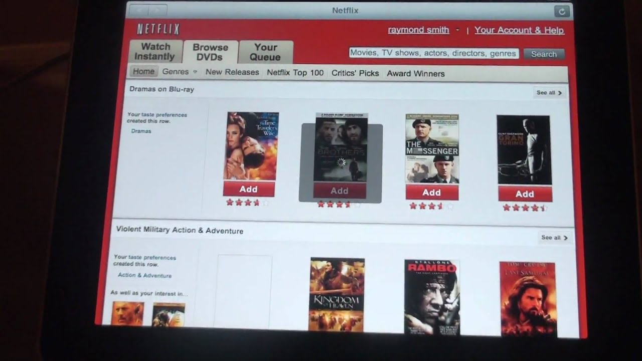 iPad App Review - Netflix