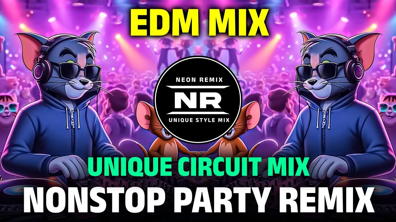 NONSTOP PARTY EDM DROP MIX | UNIQUE CIRCUIT MIX | DJ NEON REMIX