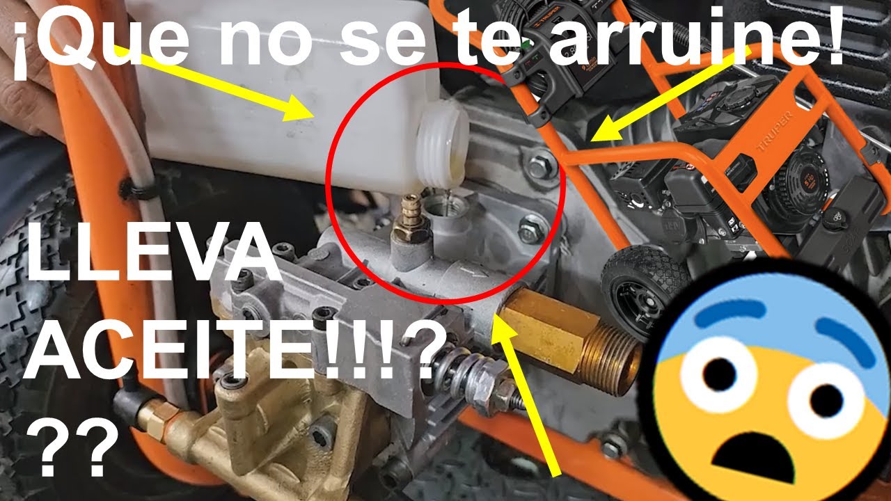 ¿Cómo cambiar el Aceite a Bomba de Agua De Hidrolavadora A Gasolina TRUPER?