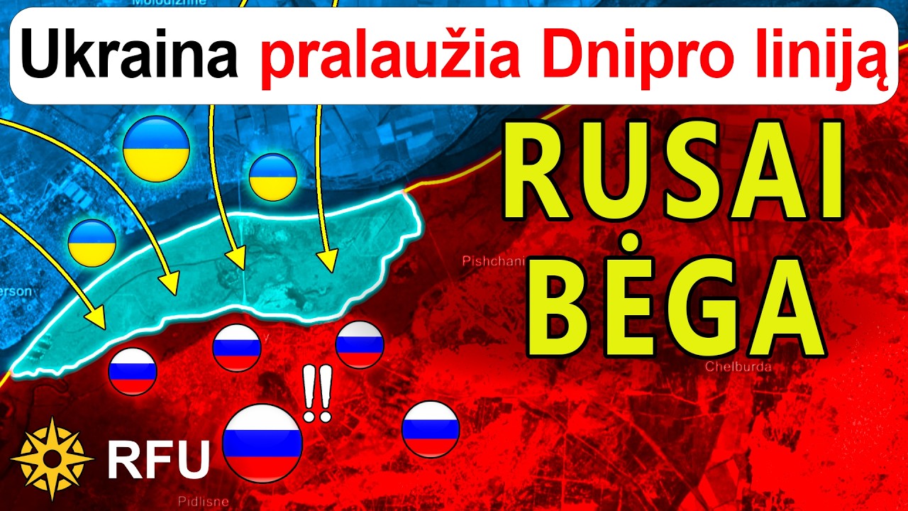 Ukrainiečiai sėkmingai įvykdė daugiapakopį puolimą Dnipro salose | RFU News