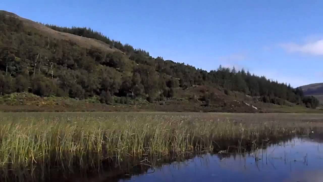 Kayaking on Loch Coulin, Scotland 1 of.  Sept 2015