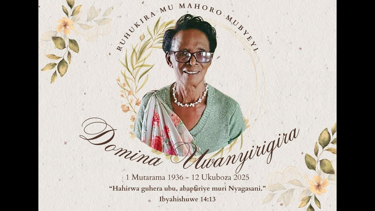 Umuhango wo gusezera no guherekeza bwa nyuma Umubyeyi 
