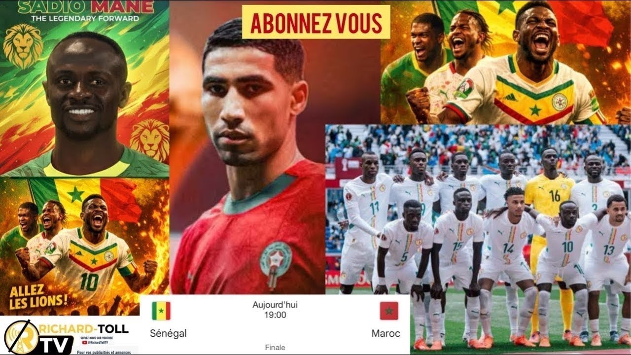 100% Football Can Maroc 2025 : Derby  Senegal VS Maroco Finale . Reactions des Supporters .. Rosso