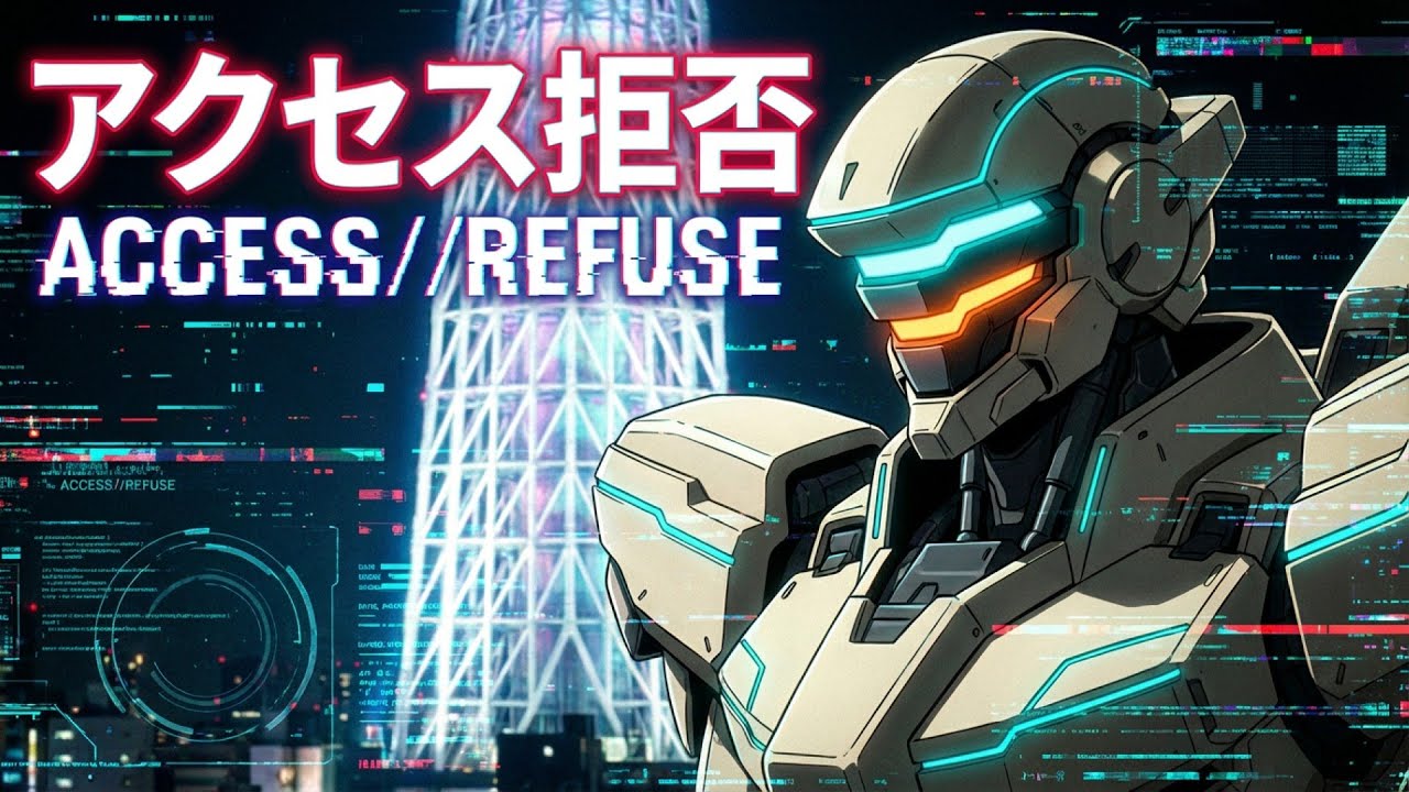 【アクセス拒否】AI支配に反乱するグリッチロックMV｜ACCESS//REFUSE（Original）