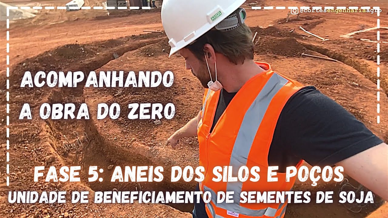 Obra do Zero! Anéis dos silos e poços