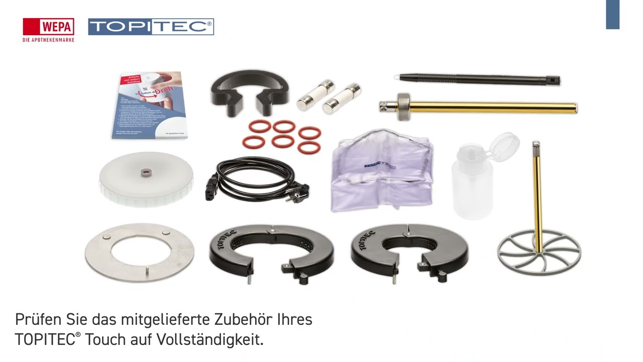 Topitec Touch Inbetriebnahme